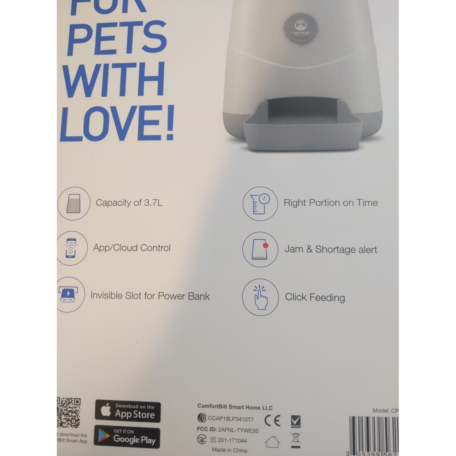 Nutri Smart Pet Feeder New Comfortbilt Smart Home Dogs Cats Nutri On Time!