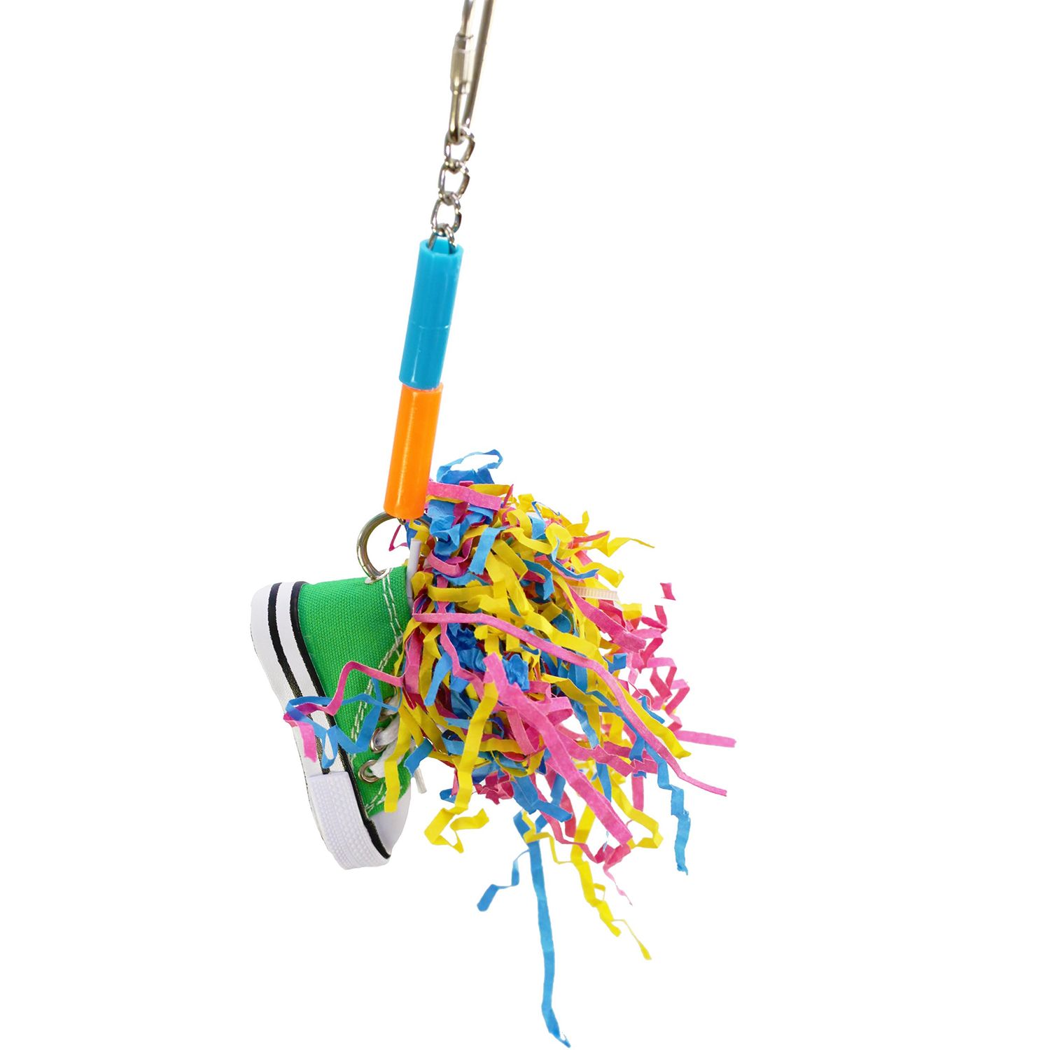 Bonka Bird Toys 1717 Shoo Shred Bird Toy Parrot Craft cage Cages Cockatiels Budgies parrotlets. Quality Product Hand Made in The USA.