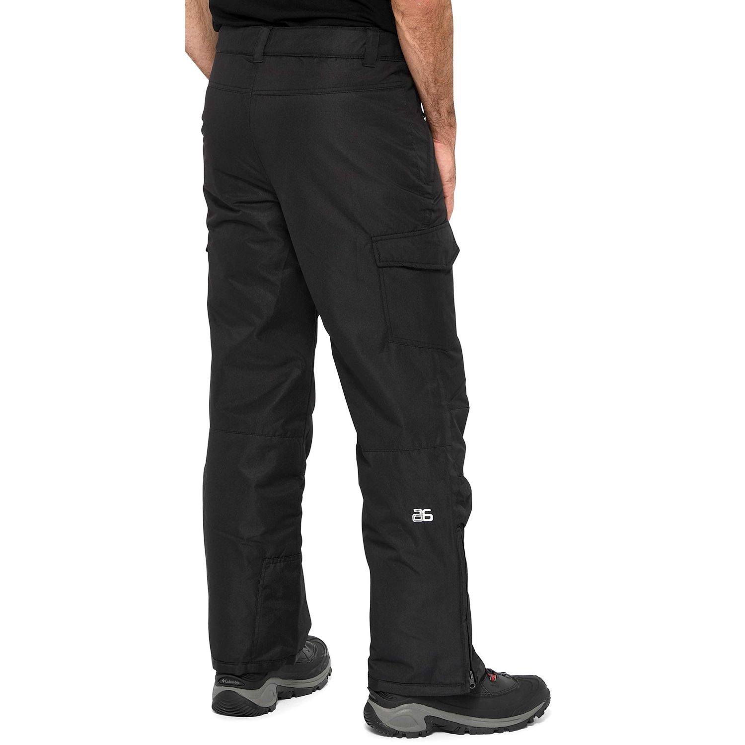 Arctix Men's Snow Sports Cargo Pants, Black, Large/32" Inseam