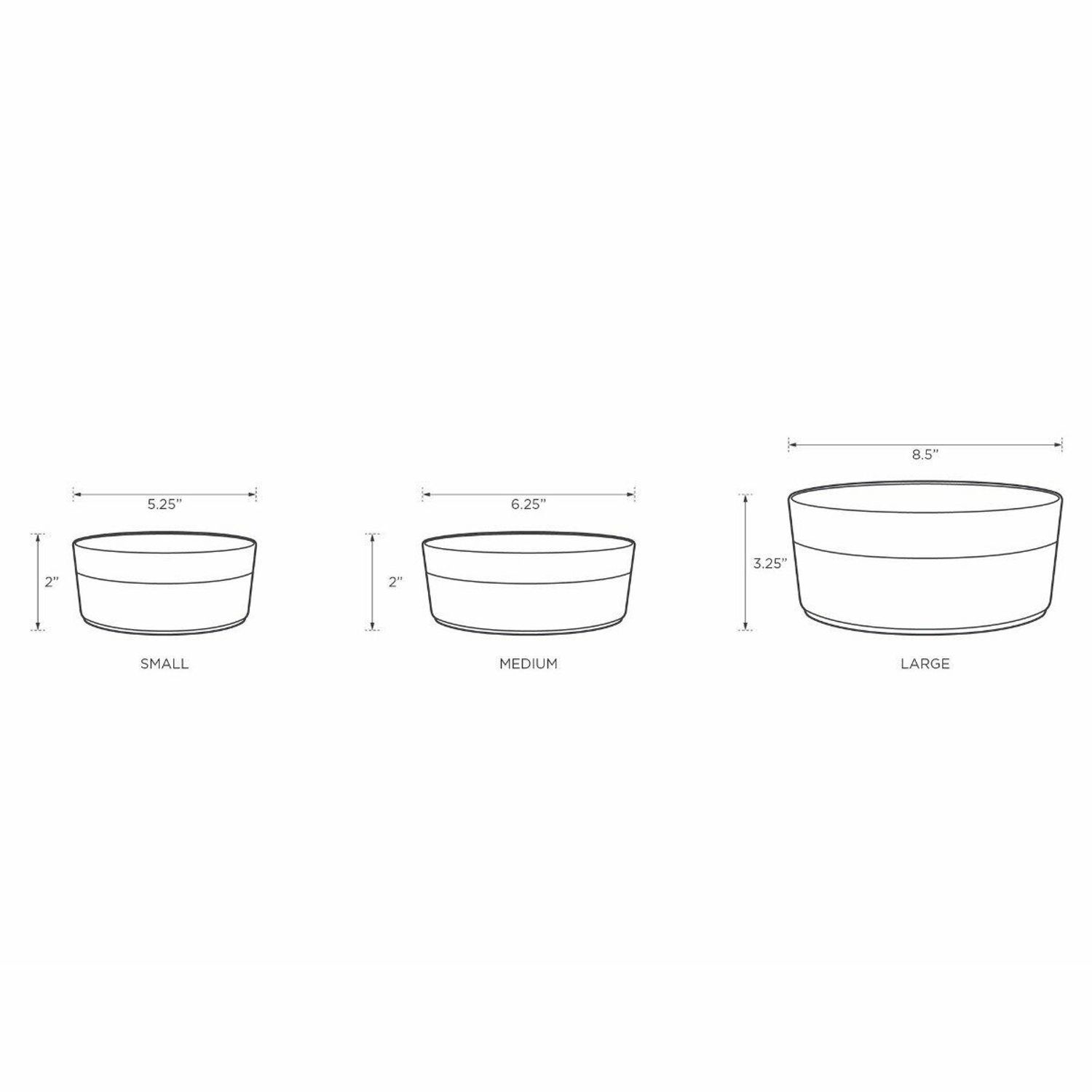 Park Life Designs 5.25" Small Pet Bowl | Monty