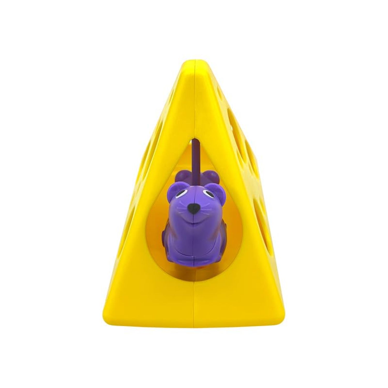 KONG Rewards Rocker - Wedge of Cheese - Interactive Puzzle Catnip/Treat Dispensing Toy