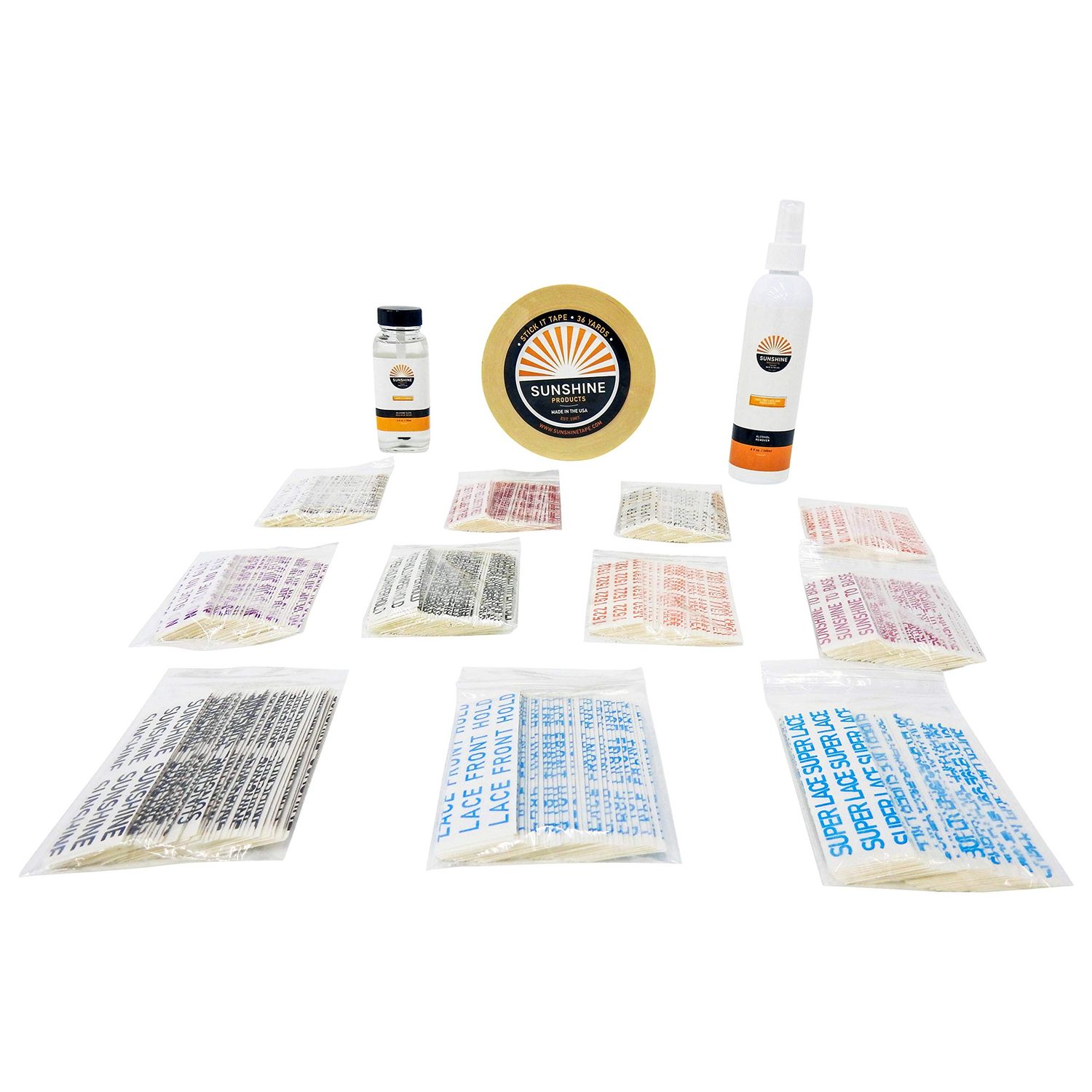 Sunshine Tape | Select Daily Wear Silicone Wig Glue Adhesive | Brush Applicator | 1-14 day Hold | .5oz
