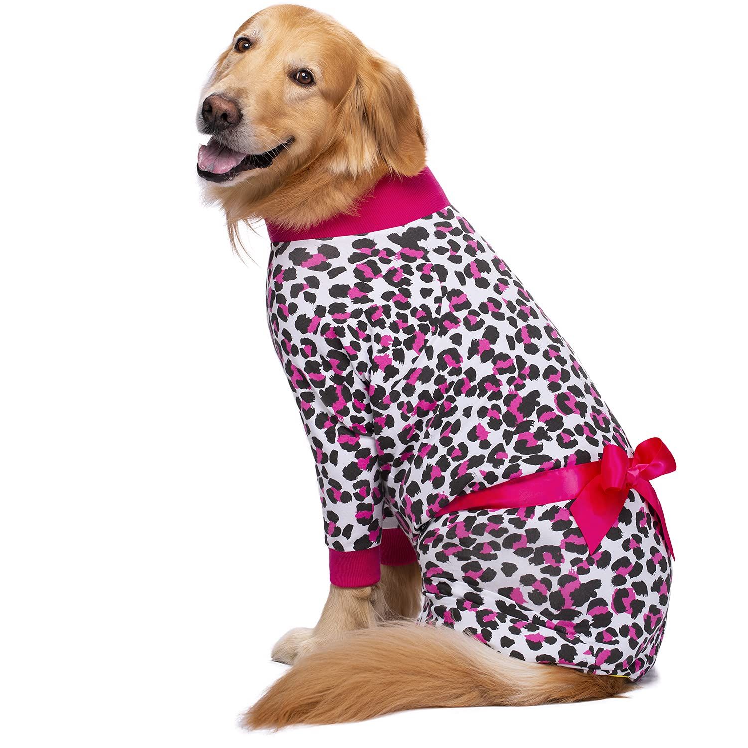 Halloween Dog Pajamas for Large Medium Dogs,Dog Costumes Clothes Dog Onesies Shirt,Stretchable Dog Pajamas Onesie Dog Apparel Dog Pjs Dog Jumpsuit Clothes Apparel Dog Recovery Suit