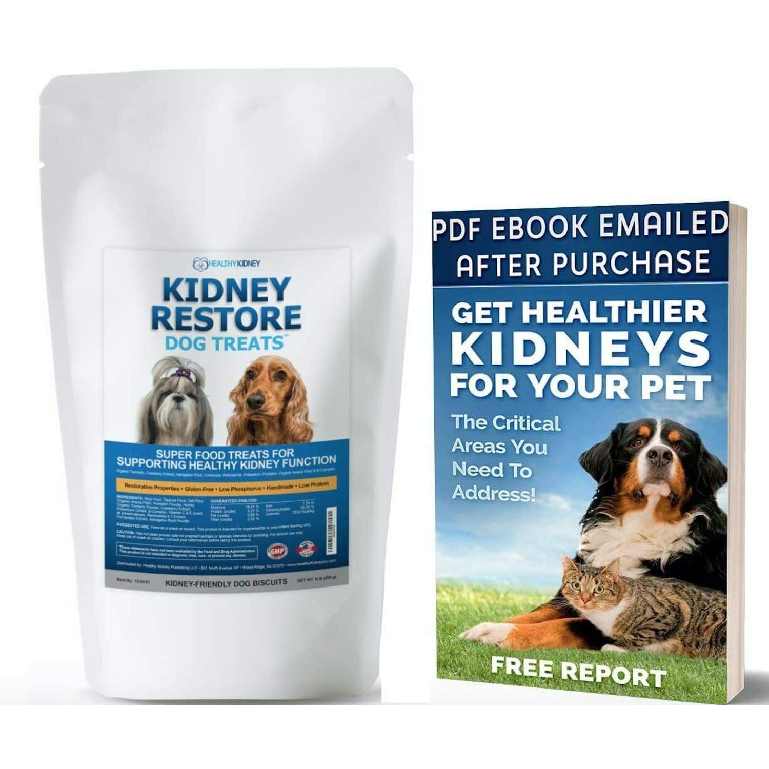 Kidney Restore Dog Treats Restorative Dog Treats for Kidney Disease, Low Protein