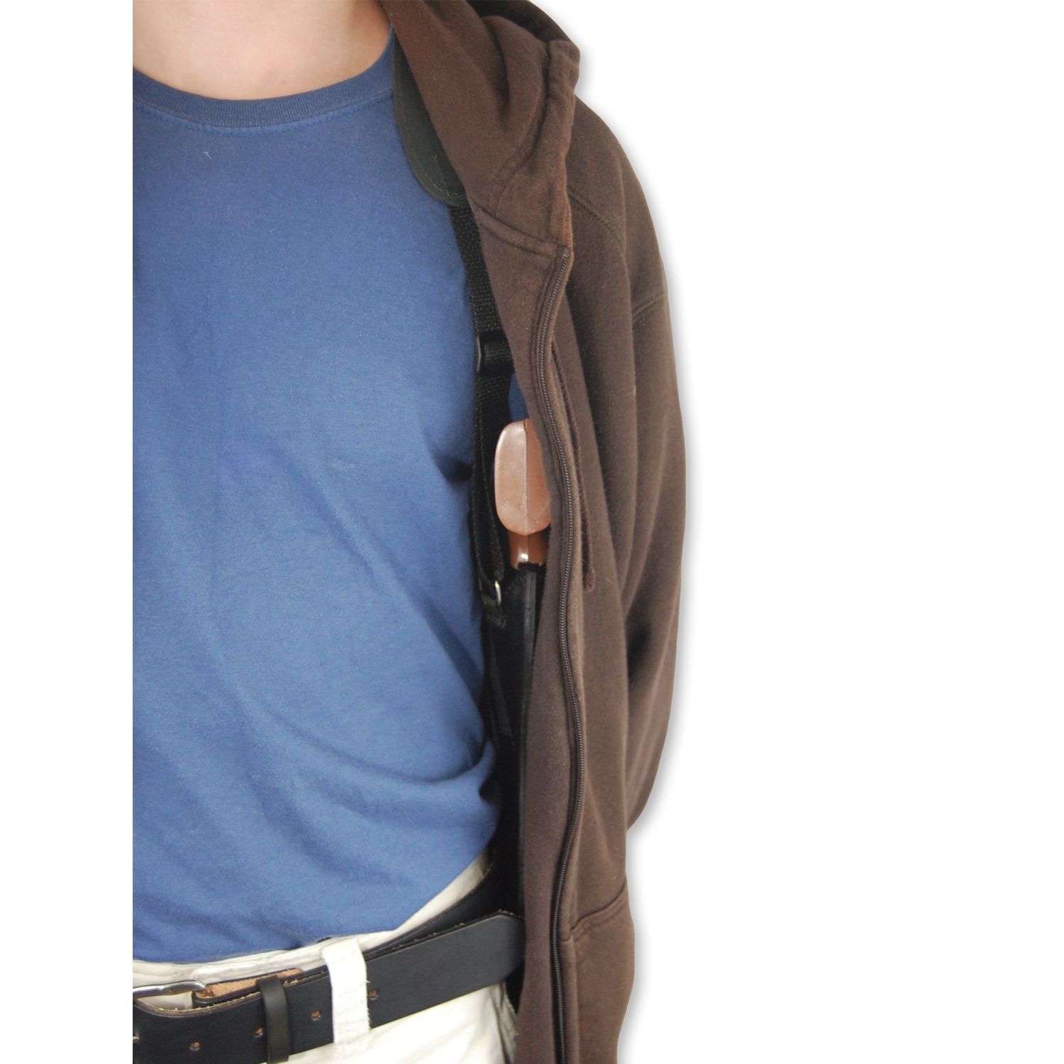 New Barsony Black Leather Cross Harness Vertical Shoulder Holster for 4" 38 357 44 Revolvers (S&W K&L 686 686+, Left)