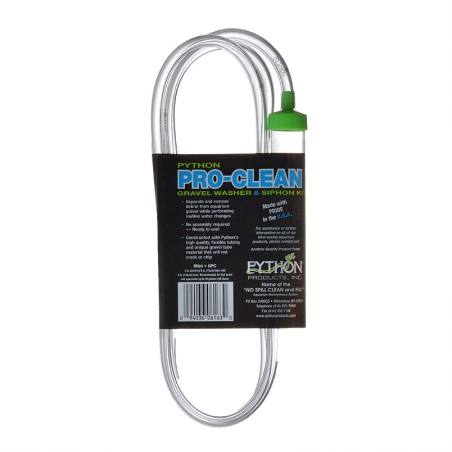 Python Pro-Clean Aquarium Gravel Washer & Siphon Kit, Mini