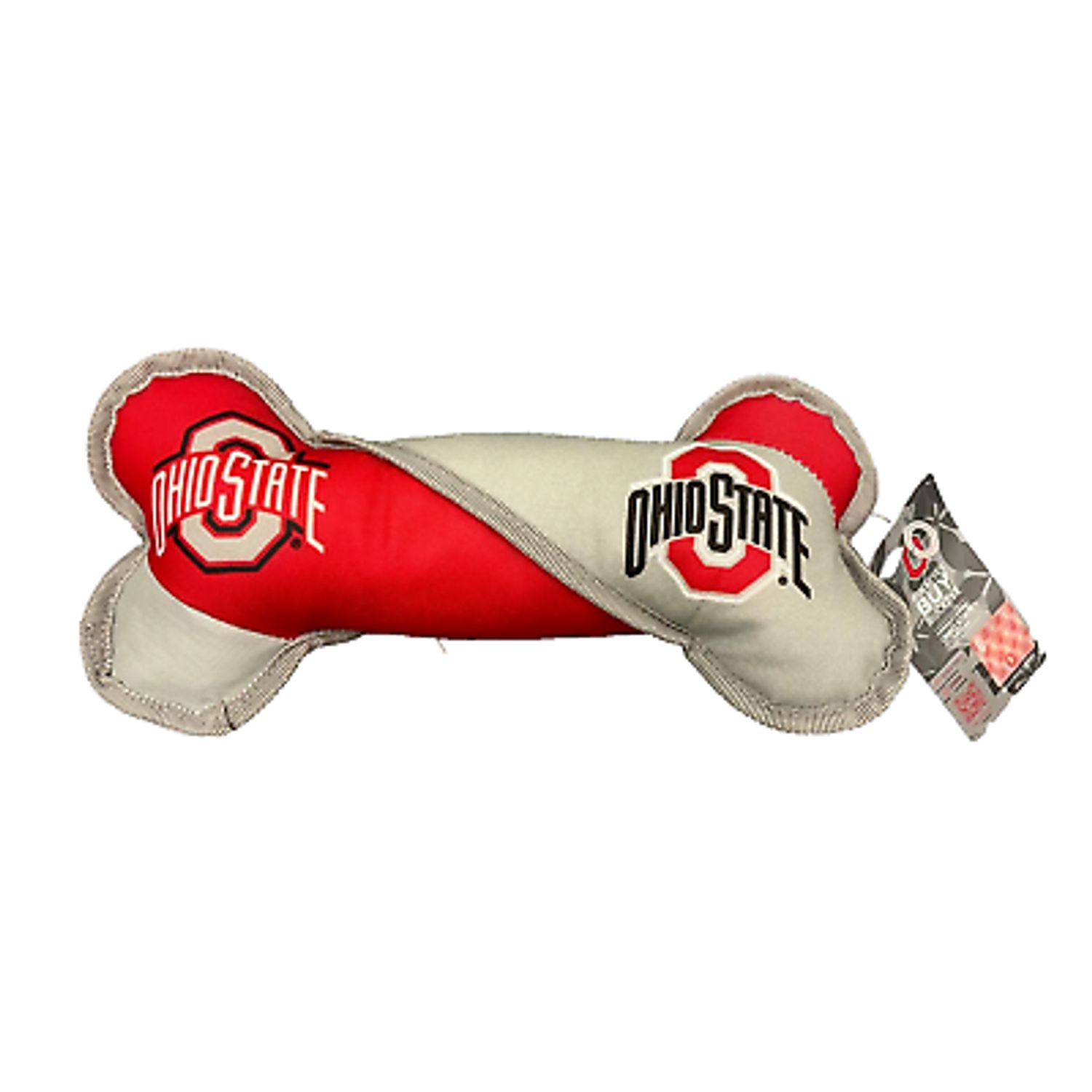 Ohio State Buckeyes Officially Licensed Pet Tug Bone Dog Toy