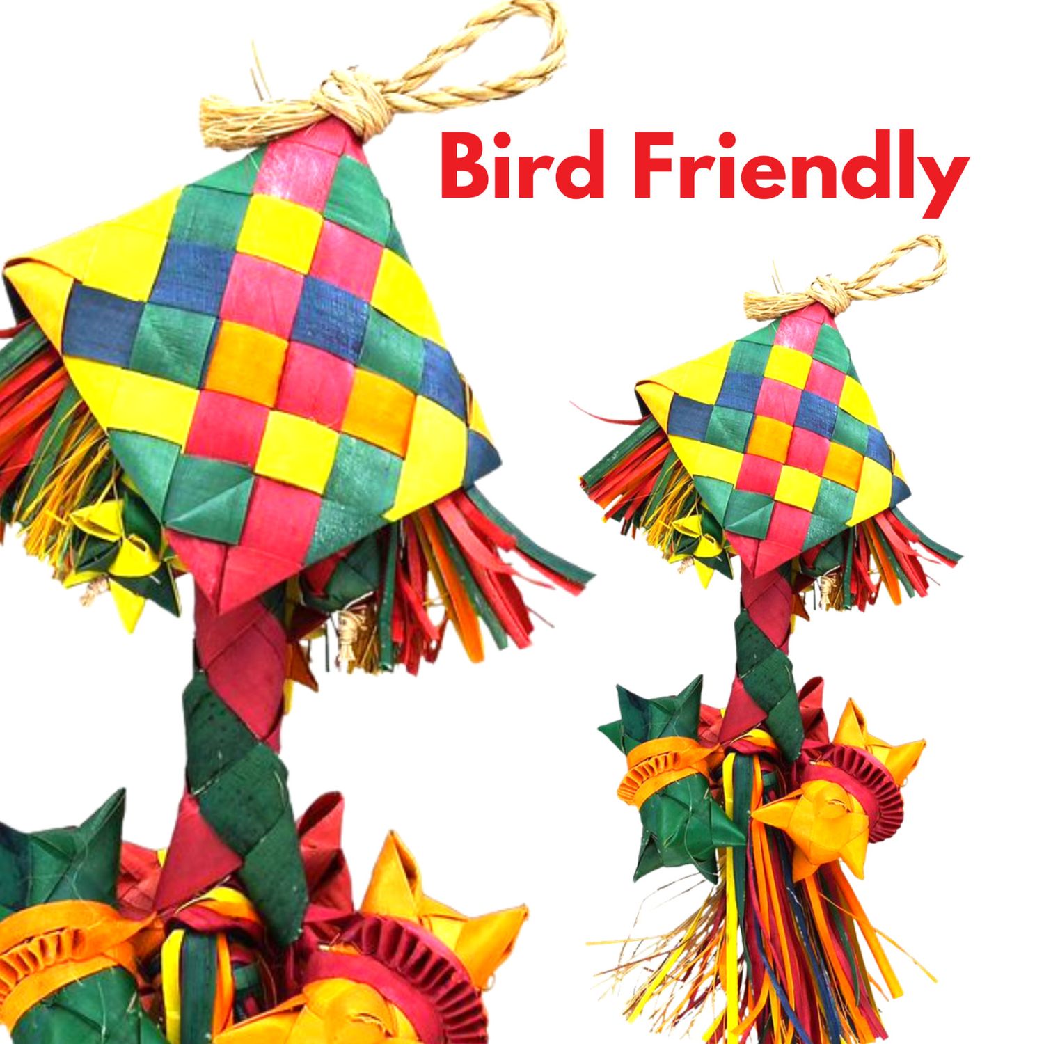 Bonka Bird Toys 03330 Small Rattle Chew Shred Preen Parrot Cage Toy Conure Pet