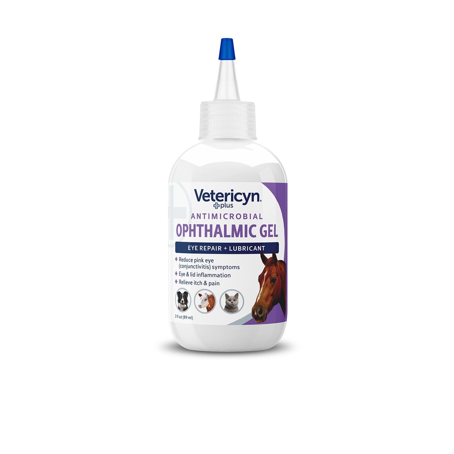 Vetericyn Plus Dog and Cat Eye Care | Flush and Soothe Eye Irritations, Dog Tear Stain Cleaner, Safe for All Animals. (Eye Care Kit)