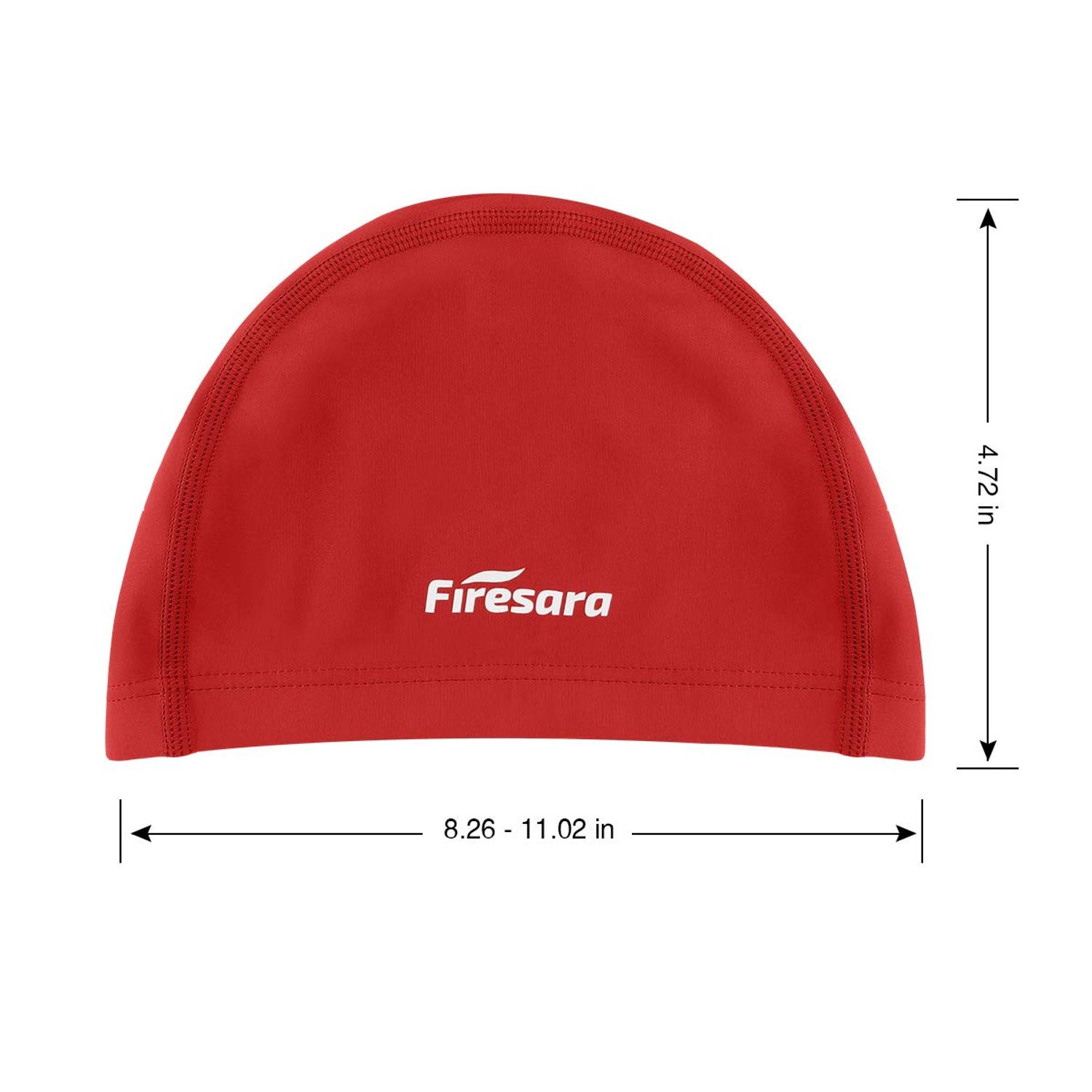 Firesara Fabric Swim Cap, High Elasticity Swimming Cap Keeps Hair Clean Breathable Fit Both Long Hair Short Hair, Swim Caps Woman Girls Men Kids One Size Hat