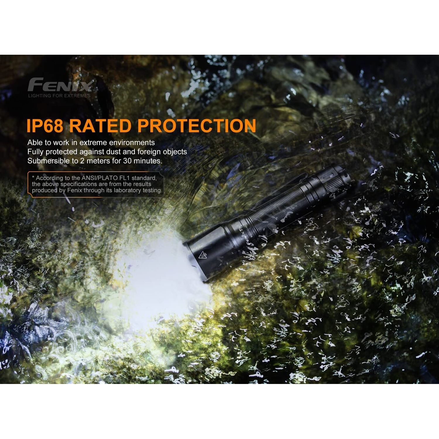 Fenix TK16 v2.0 Tactical Flashlight, 3100 Lumen Long Throw with Two USB-C ARB-L21-5000U and LumenTac Organizer