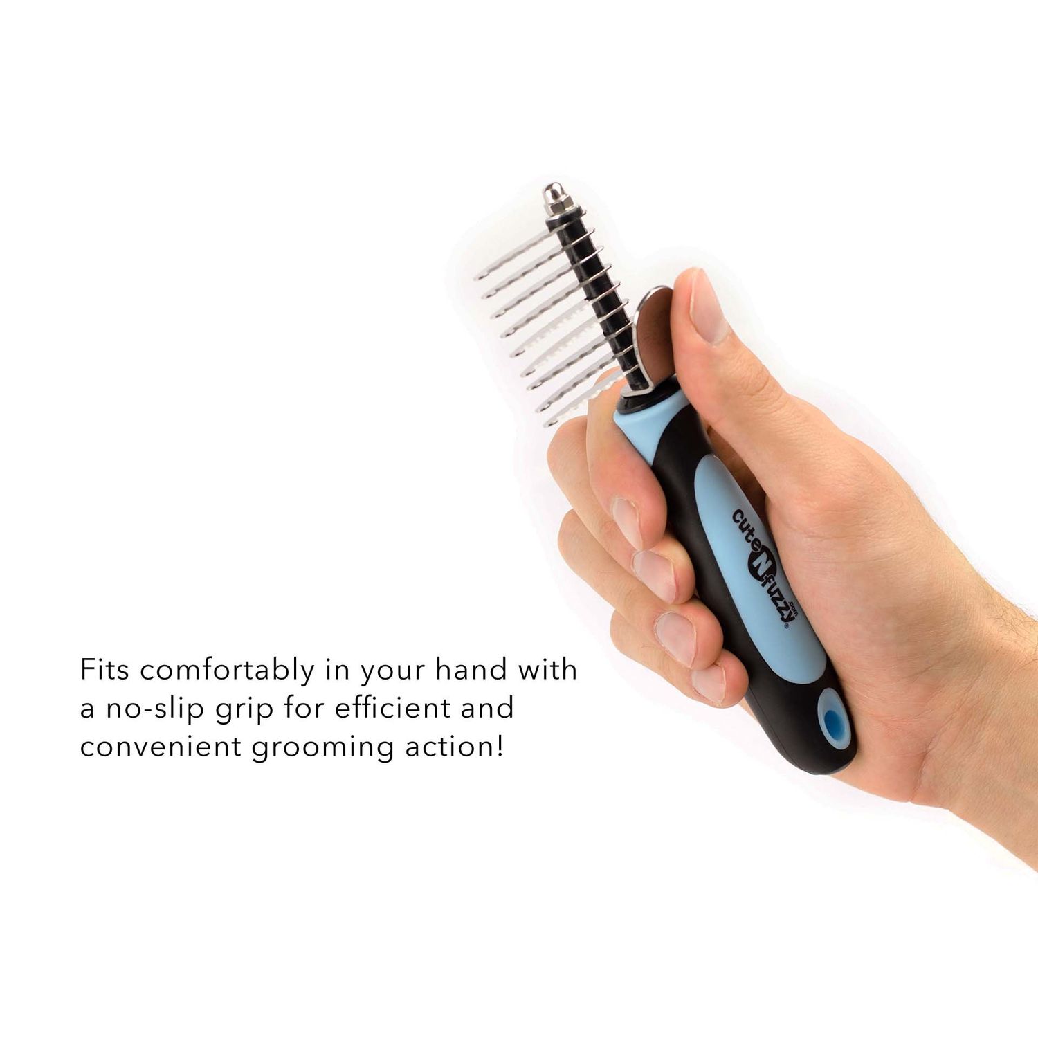 cuteNfuzzy Pet Dematting Comb, Pink