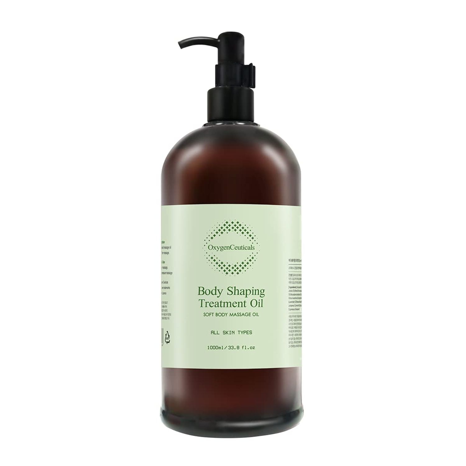 OxygenCeuticals Body Shaping Treatment Oil 1000ml(33.8 fl oz) | Professional body massage oil enriched with botanical extracts