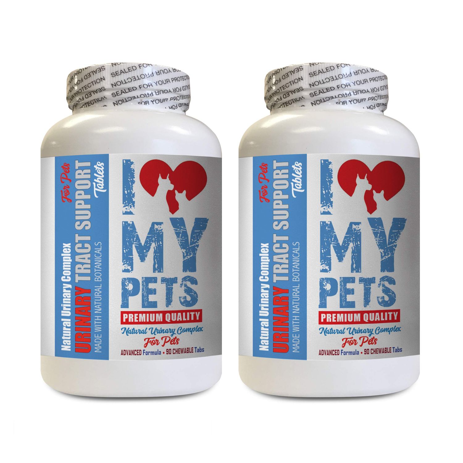 I LOVE MY PETS LLC cat Urinary Health - PET Urinary Tract Support - Dogs and Cats - UTI Relief Complex - Cranberry Treats for Cats - 180 Treats (2 Bottles)