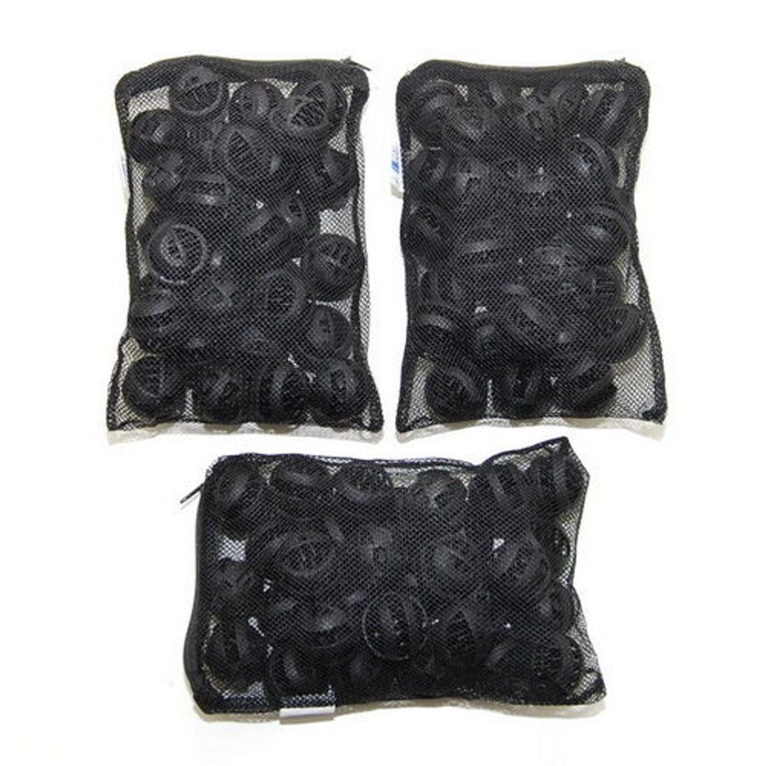 3x Aquarium Bio Ball with Reusable Filter Media Bag Total 90pcs 8.0" x 5.0"