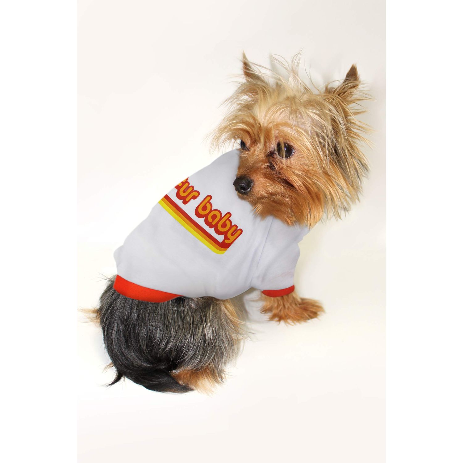 Dog TEE Shirt Licensed by LaurDIY - Fur Baby - LAURDIY Dog Shirt, Medium