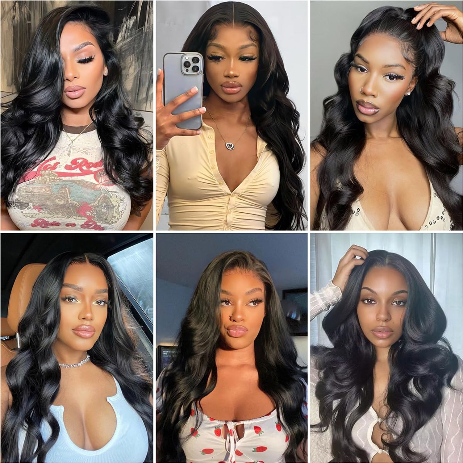 Releek 12A Grade Brazilian Body Wave Human Hair Bundles With 4X4 Lace Closure Free Part (24 26 28+22) Inch Body Wave Hair 3 Bundles with Closure Body Wavy Human Hair Weave 3 Bundles 100% Unprocessed Brazilian Virgin Human Hair Extensions