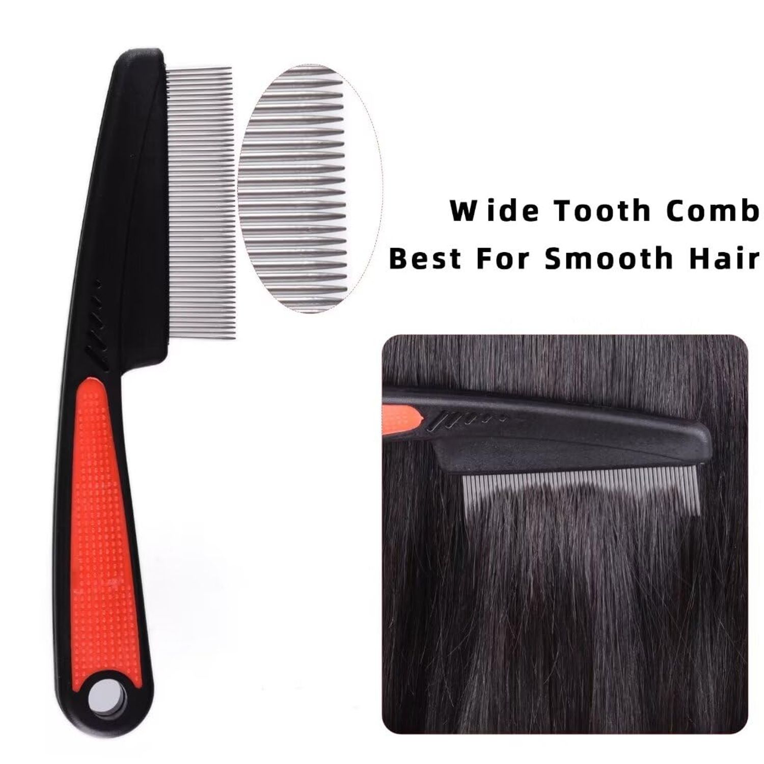 2 Pieces Dandruff Comb For Dandruff Scalp,Stainless Steel Fine Tooth Comb Dandruff Removal Combs,Wide Tooth Combs Professional Grooming Tool for Kids and Adults