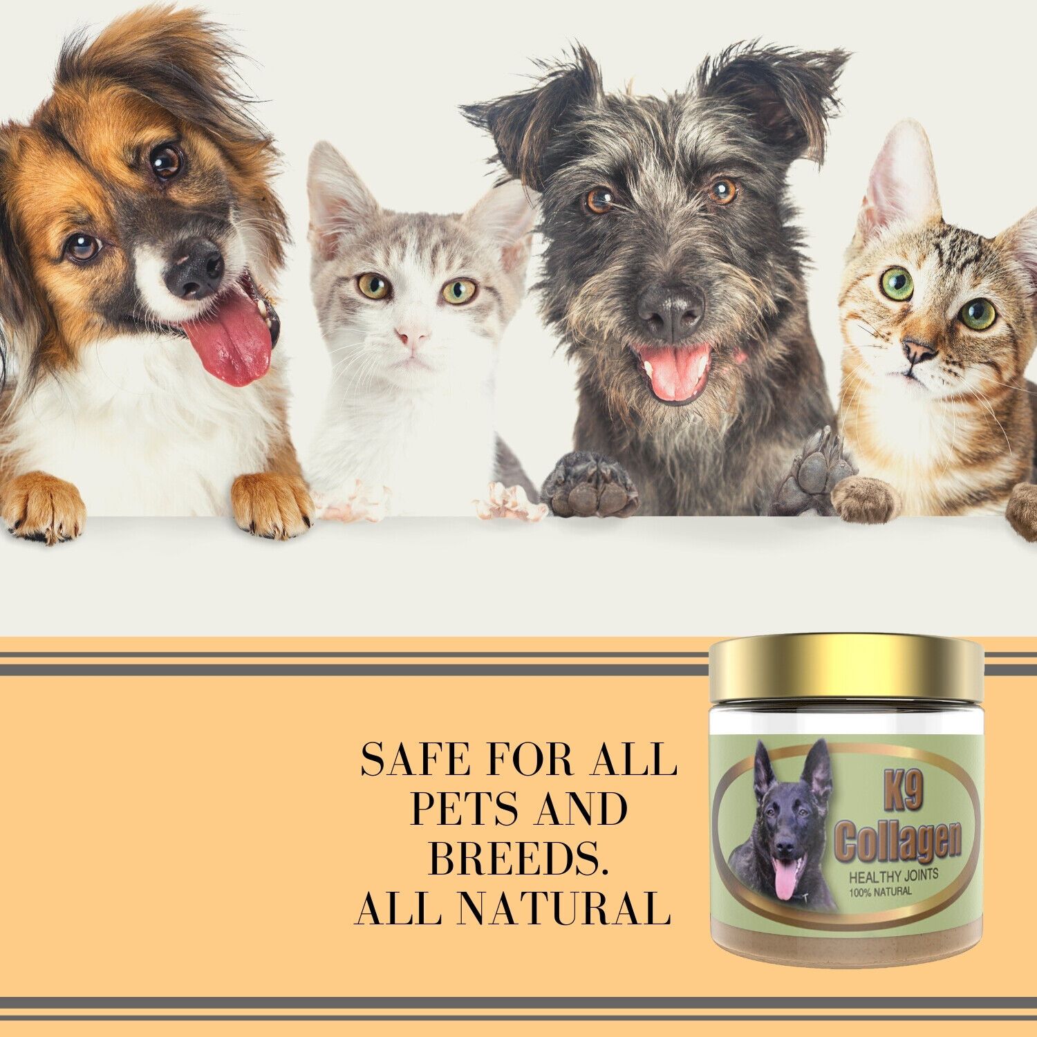 Collagen Hip-Joint Pet Dog Supplements Improve Mobility Health For 1 Month