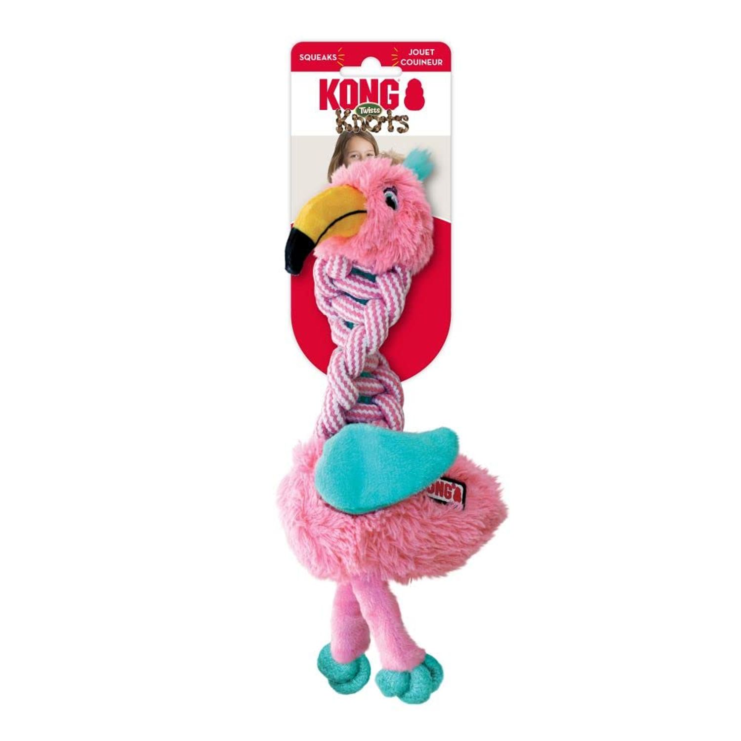 KONG Knots Twists Dog Toy, Small/Medium, Assorted