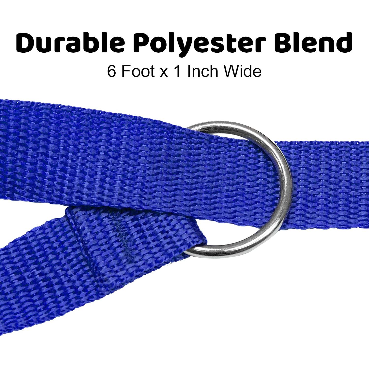 Downtown Pet Supply - 6ft Dog Kennel Slip Lead Dog Leash - Veterinarian, Dog Grooming, Daycare & Animal Rescue Dog Supplies - One Size Leads for Dogs Bulk - 1" Thick - 12 Pack