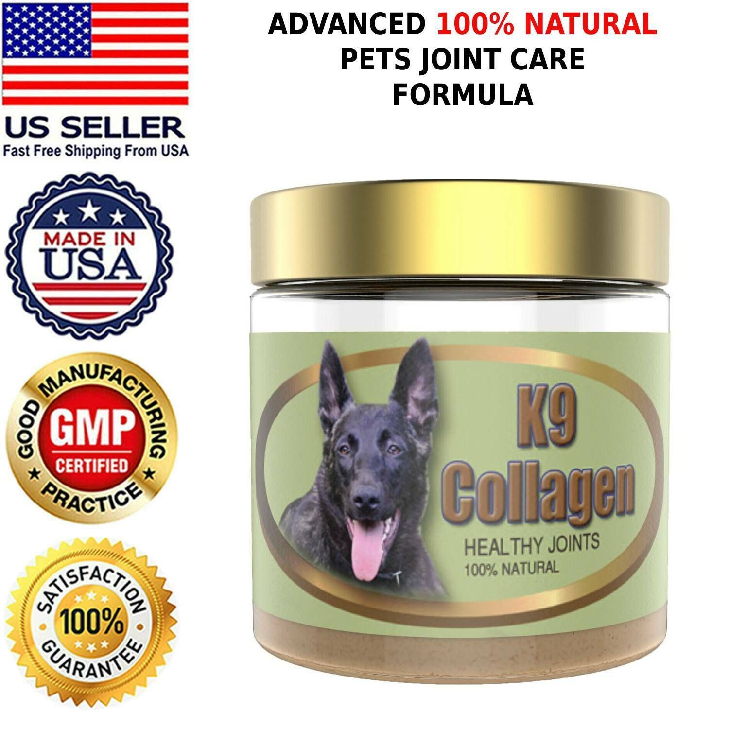 Collagen Hip-Joint Pet Dog Supplements Improve Mobility Health For 1 Month