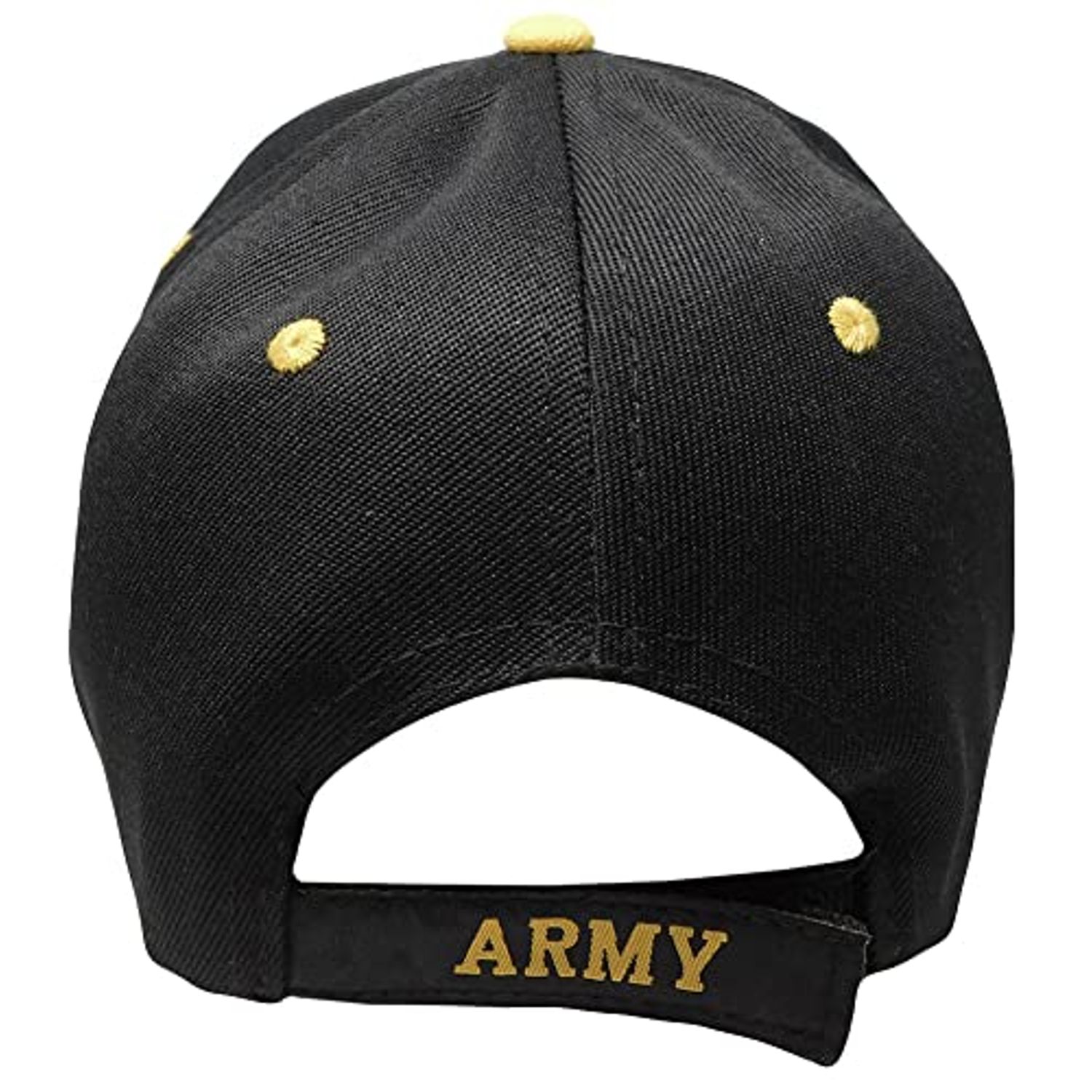 Retired Army Black w/ Seal Embroidered Baseball Cap Hat USA US Military
