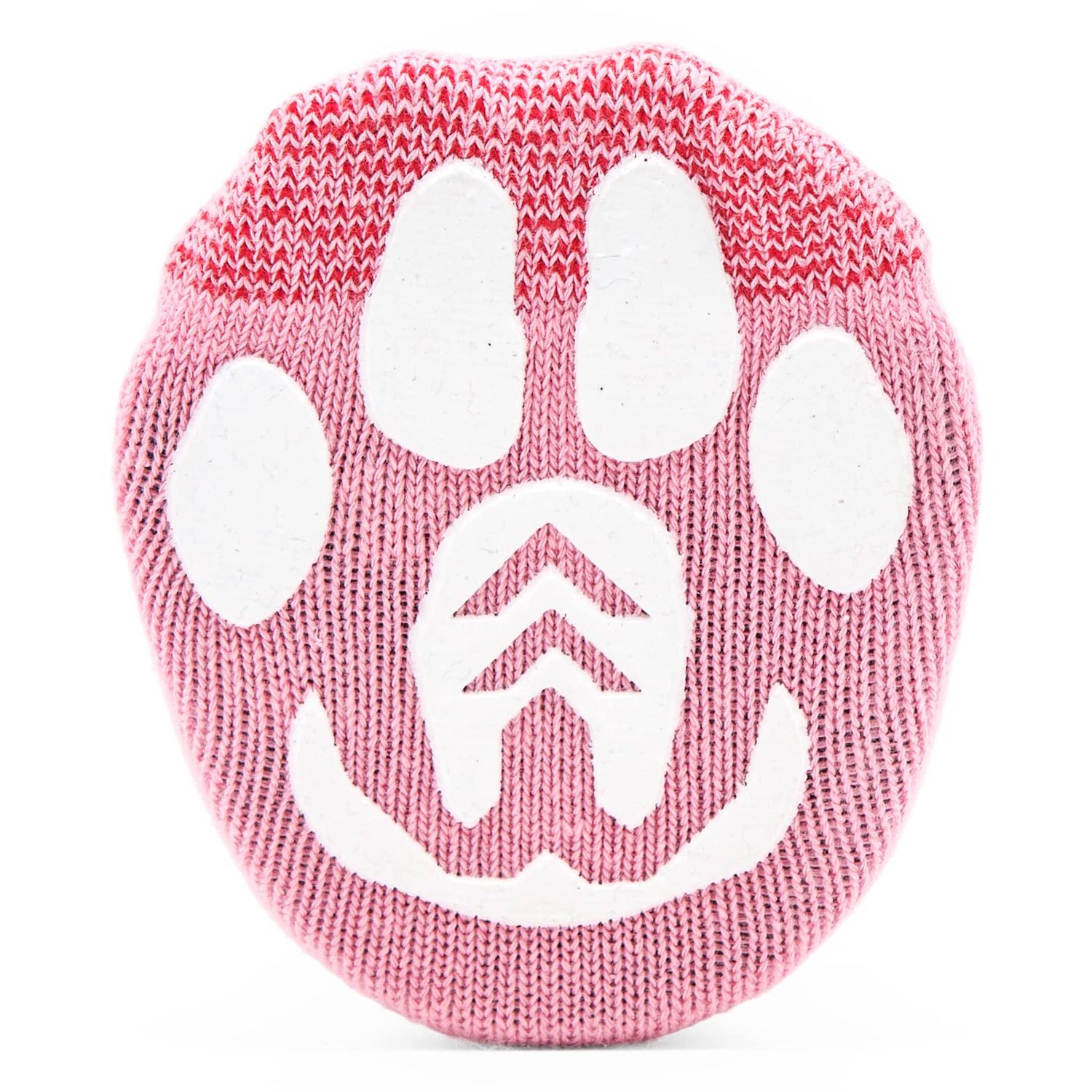 Woodrow Wear, Power Paws Advanced Dog Socks, Pink with A Bone, L, Fits 75-95 pounds