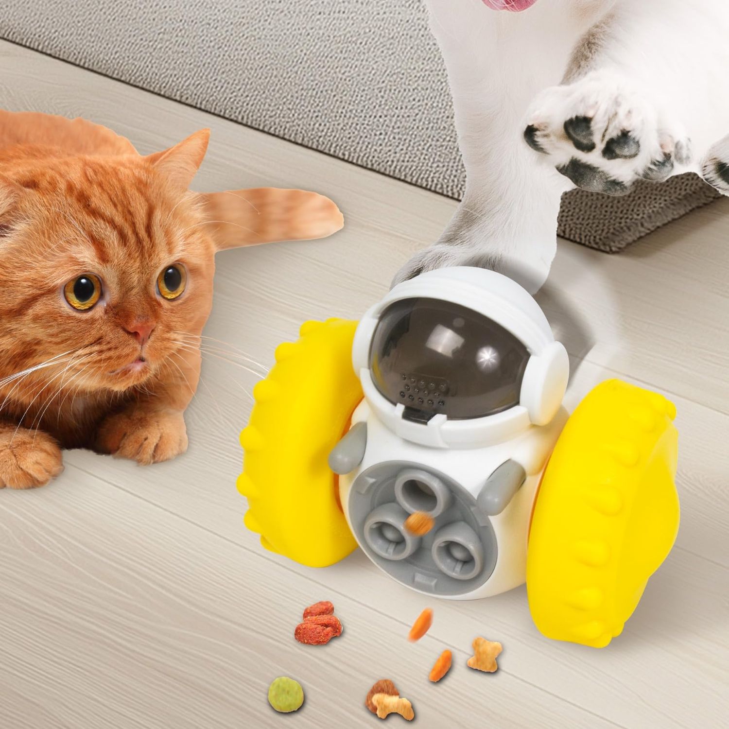GRETEGO G&GO Dog/Cat Interactive Slow Feeder Puzzle Toy, Cognitive Dog Toys, Slow Feeder Puppy Enrichment Training Toy, Interactive Toys for Indoor, Treat Dispensing Dog Toys