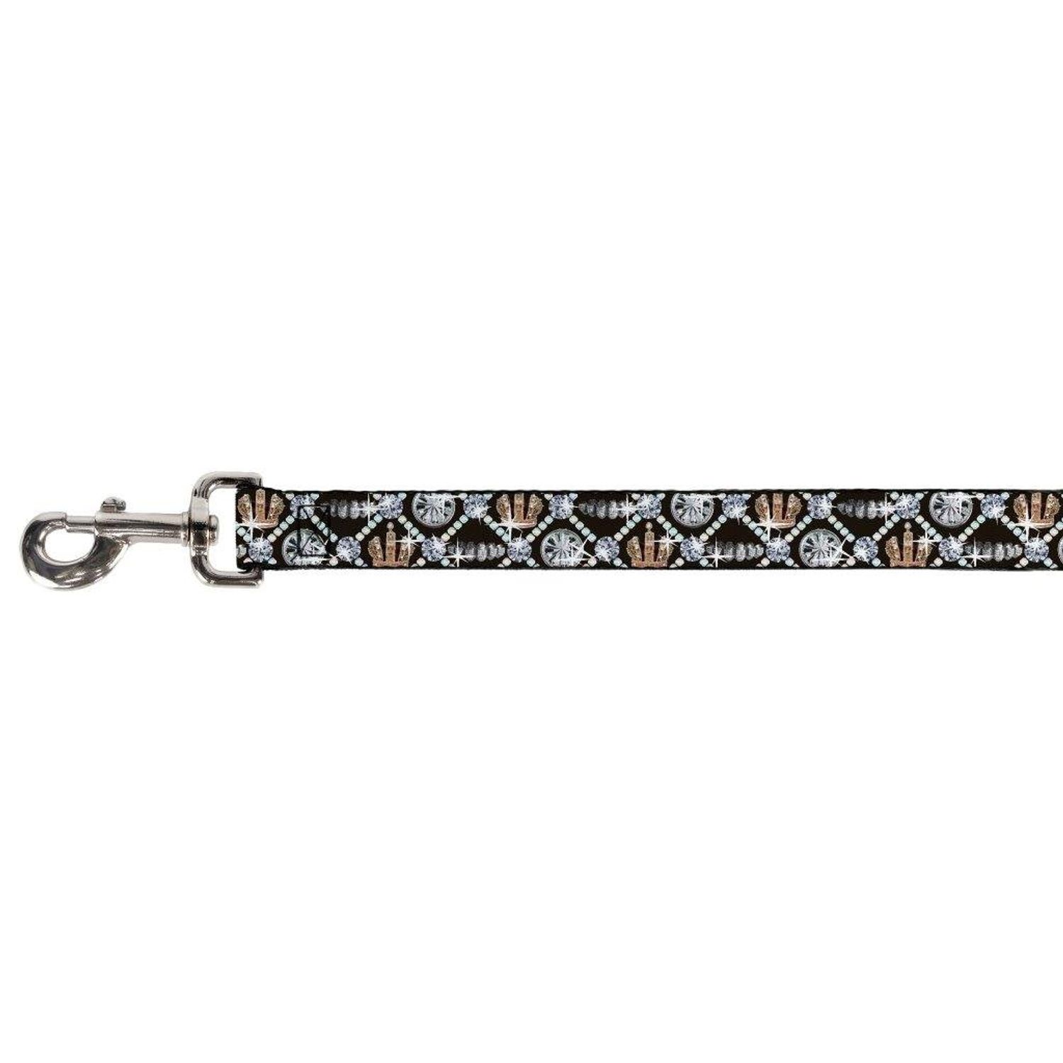 Buckle-Down Pet Leash - Bling - 6 Feet Long - 1" Wide