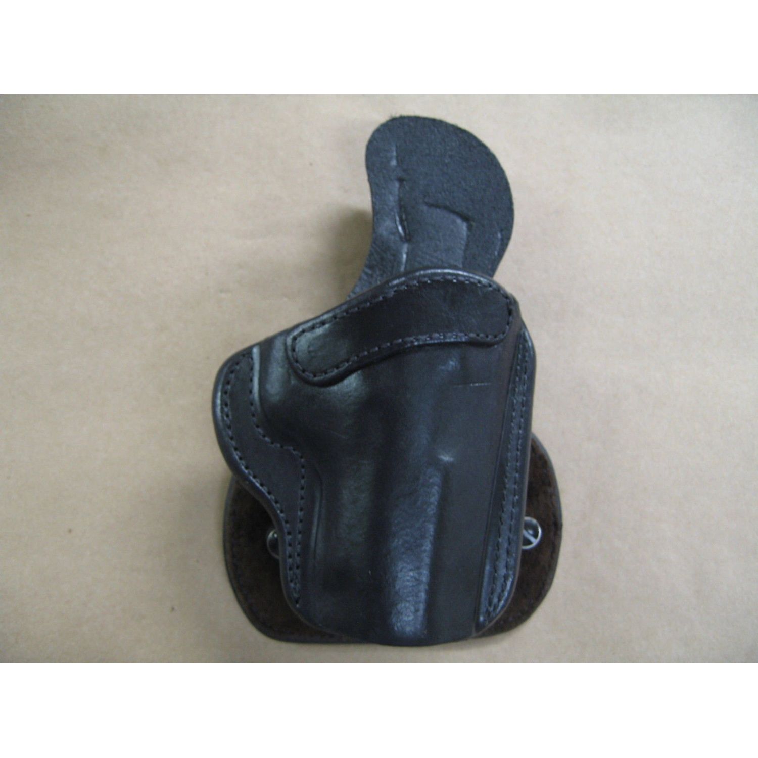 OWB Azula All Leather Molded Paddle Holster for Kimber Ultra Carry 1911 Compact CCW Black RH