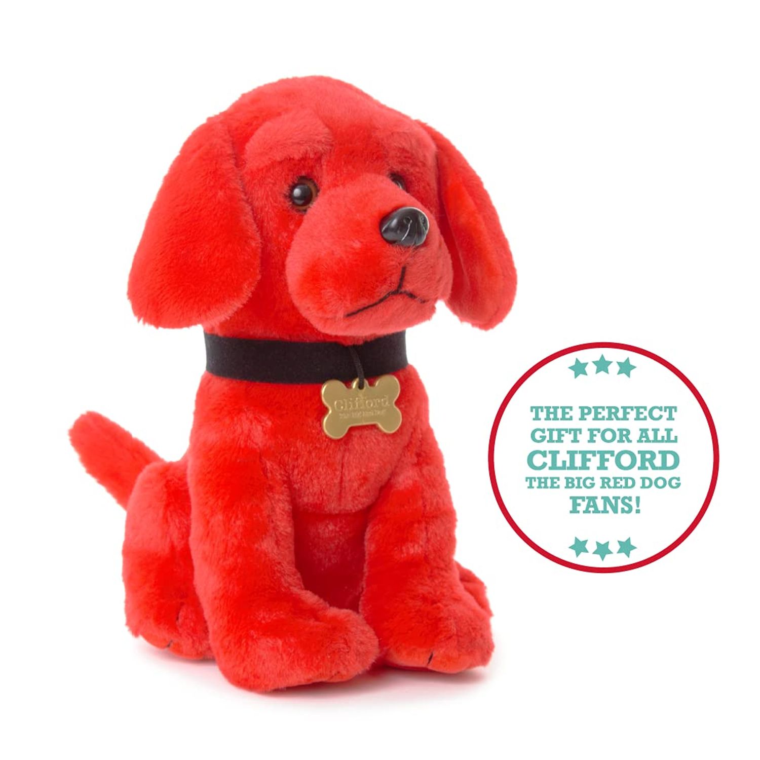 Clifford The Big Red Dog Plush Toy Collectable - Based Off of Clifford Live Action Movie - Officially Licensed Children’s Book Plush Doll - PBS Educational Toy for Adult, Teens, Kids - 11” Tall Plush