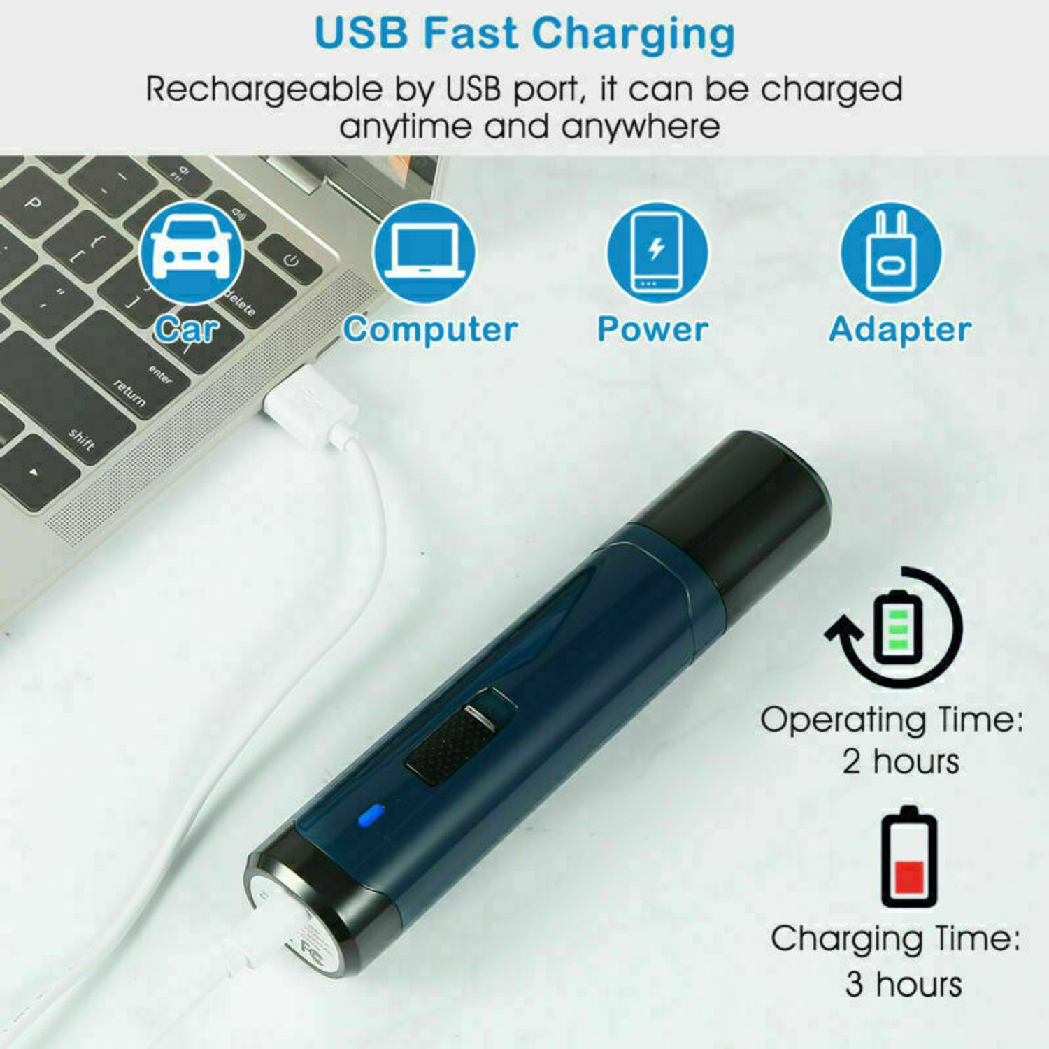 Dog Nail Grinder Upgraded 2 Speeds Quiet Electric Rechargeable Pet Nail Trimmer