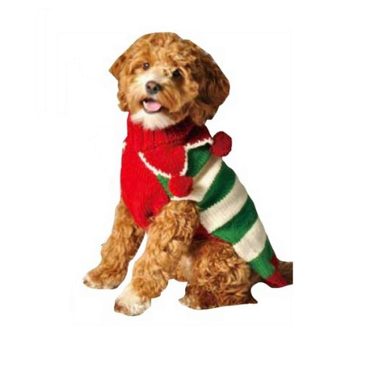 Chilly Dog Christmas Elf Dog Sweater, 3XX-Large
