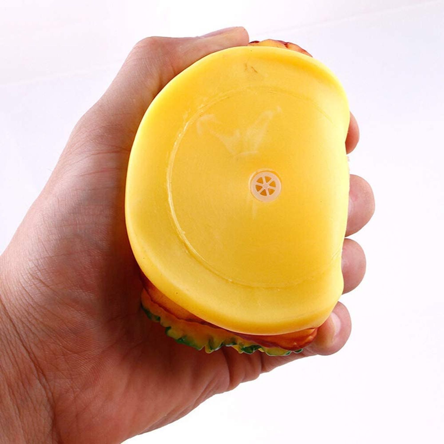 Hamburger Dog Toy Hamburger Squeaky Chewing Toys Tooth Cleaning Dog Supplies, Golden Retriever Teddy Pets, Dog Training, Attract pet Attention Sofa Damage Prevention, Hamburger Pet Toys - 2 Pcs