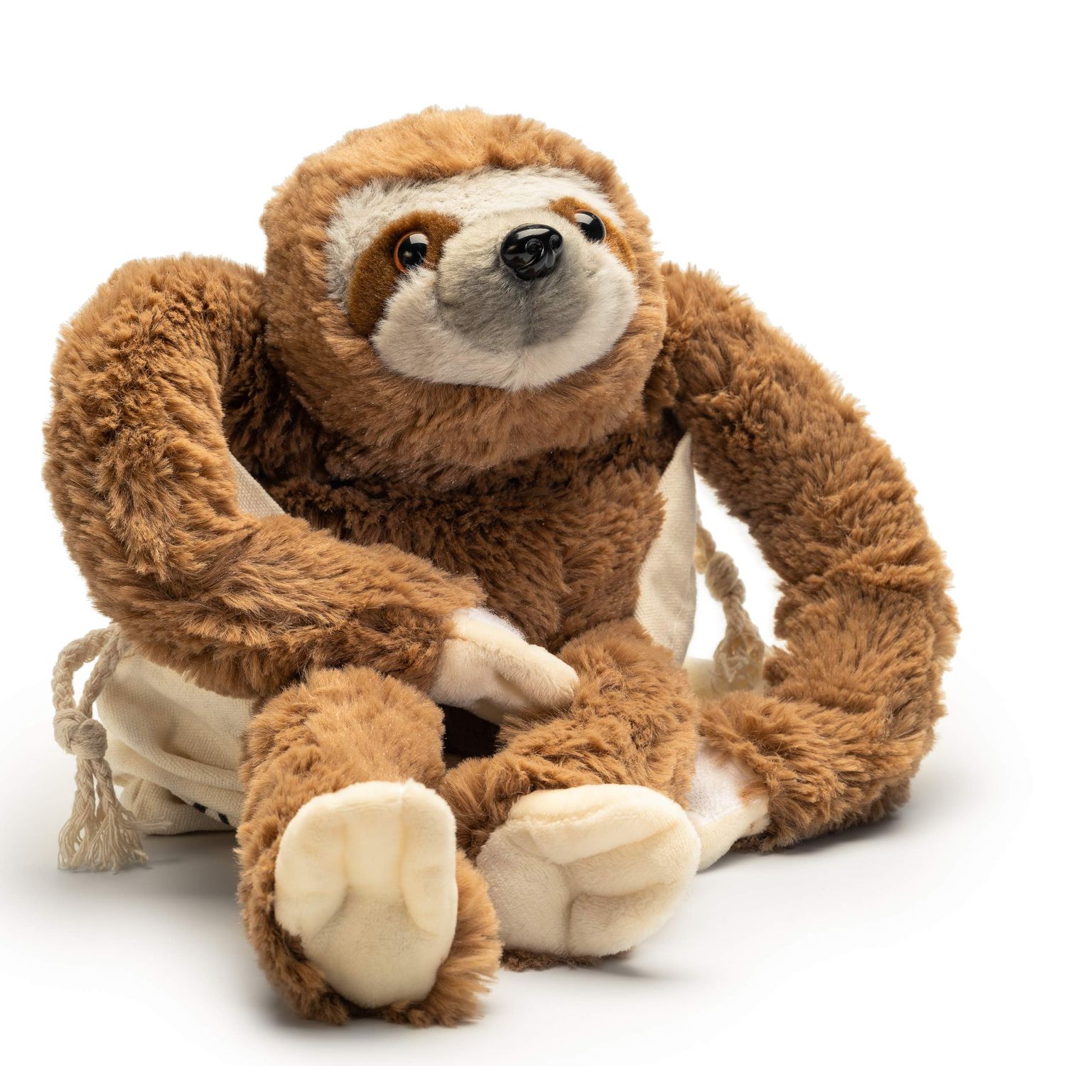 Lulumaia Heating Pad Microwavable in Sloth Stuffed Animal Heating Pads for Menstrual Cramps Long-Lasting and Reusable Plush Microwavable Animal for Soothing Comfort During Periods Cramps(Cuddly Sloth)