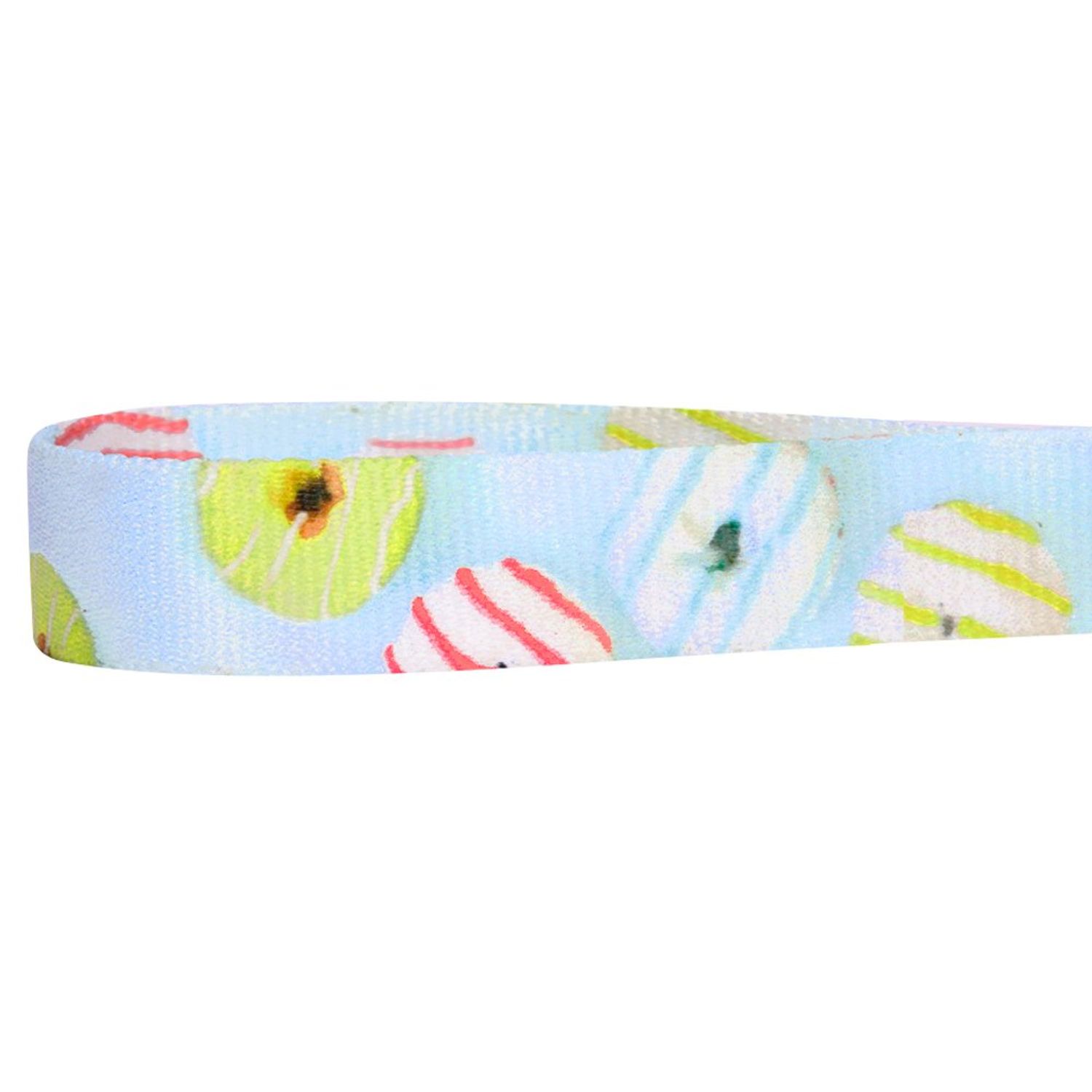 Blueberry Pet Personalized Dog Collars - Donuts Medium Collar with Custom Embroidered Dog Name Tags Personalized, Adjustable Dog Collar with Name and Phone Number, Eco-Friendly Buckle