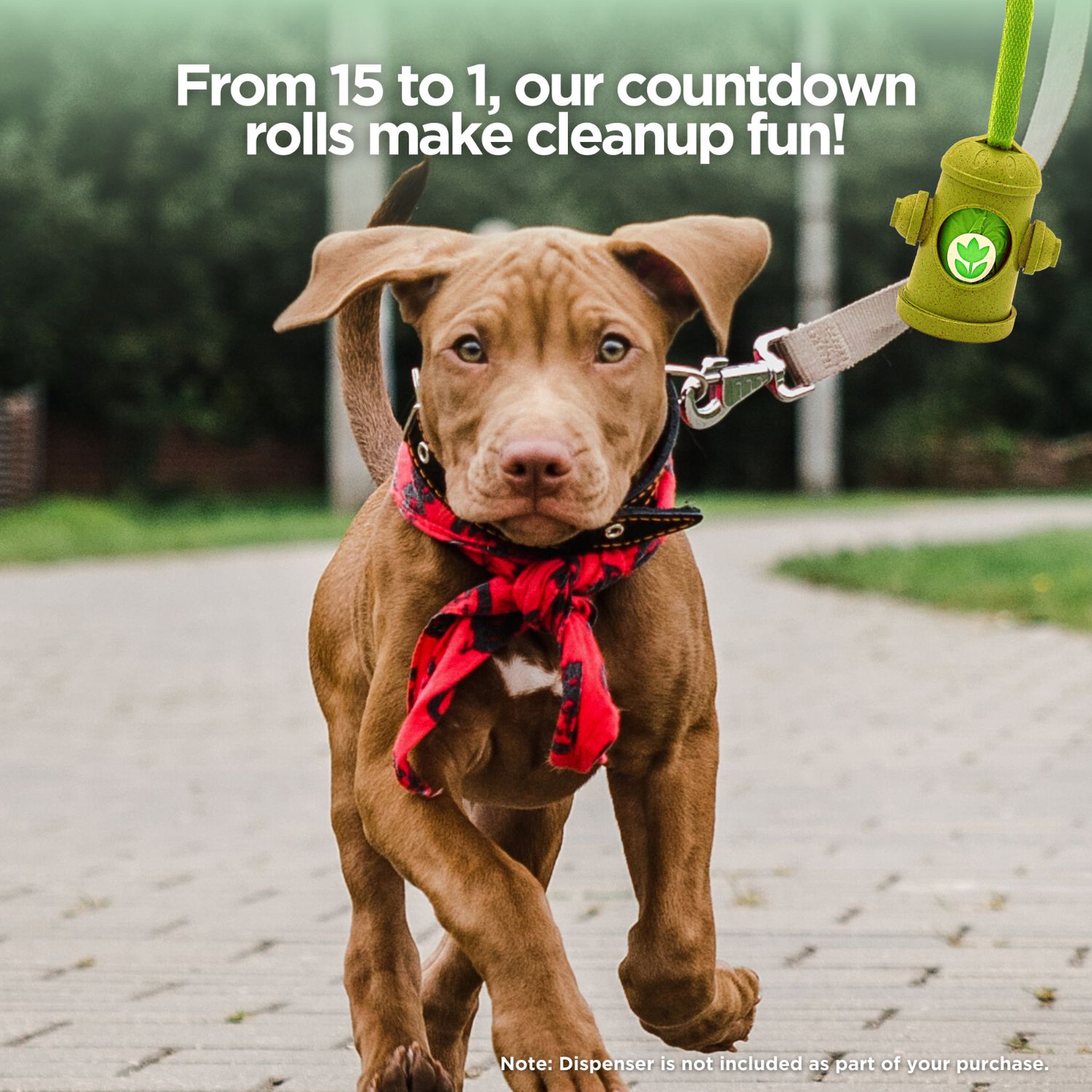 The Original Poop Bags® Pet Waste Bags Countdown Roll® Biobased Poop Bags, 960ct