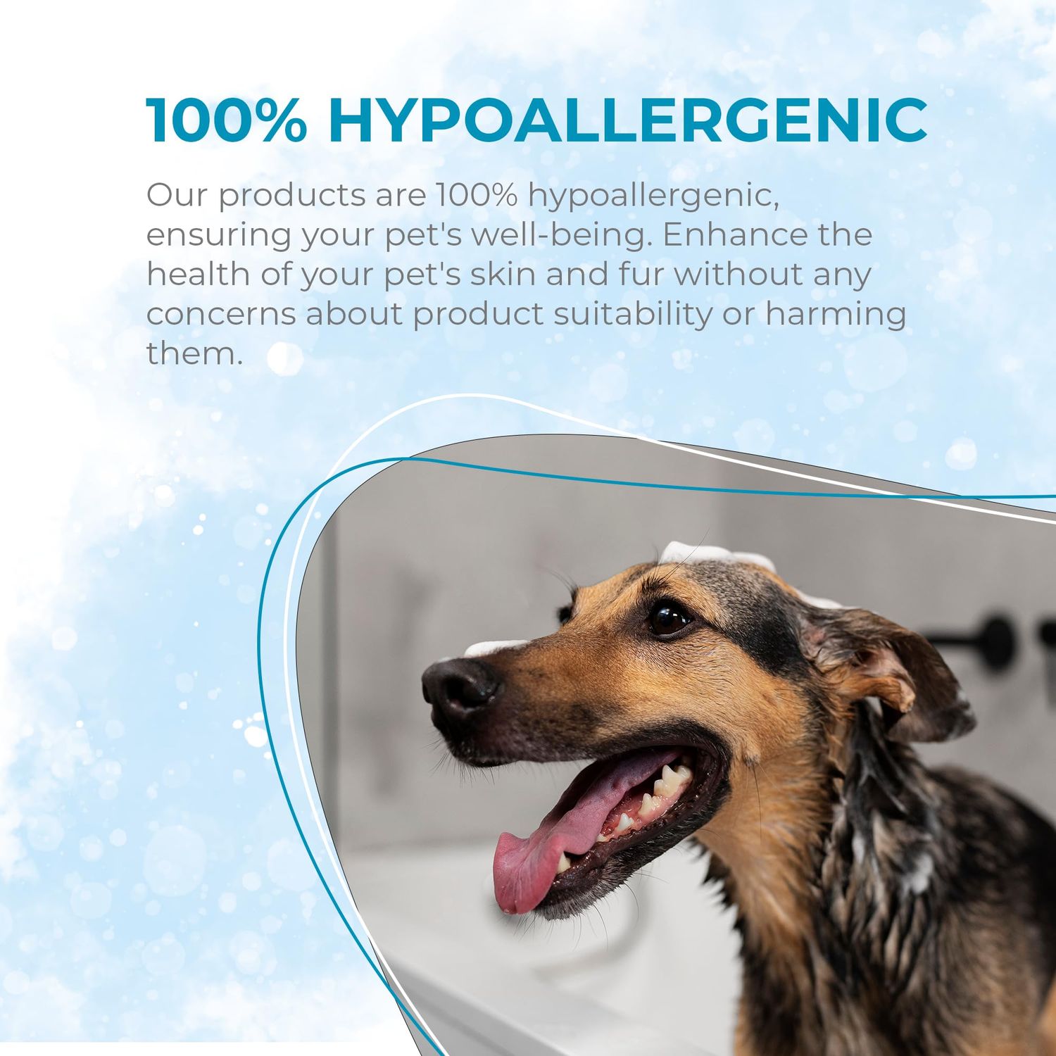 Nutrition Hypoallergenic Conditioner for Pets - Fur Detangling, Nourishment & Hydration, All Ages Pet Grooming Products, Horse, Cat and Dog Bath Supplies - Vegan, Paraben-Free - 10.6oz - PUREZA PET