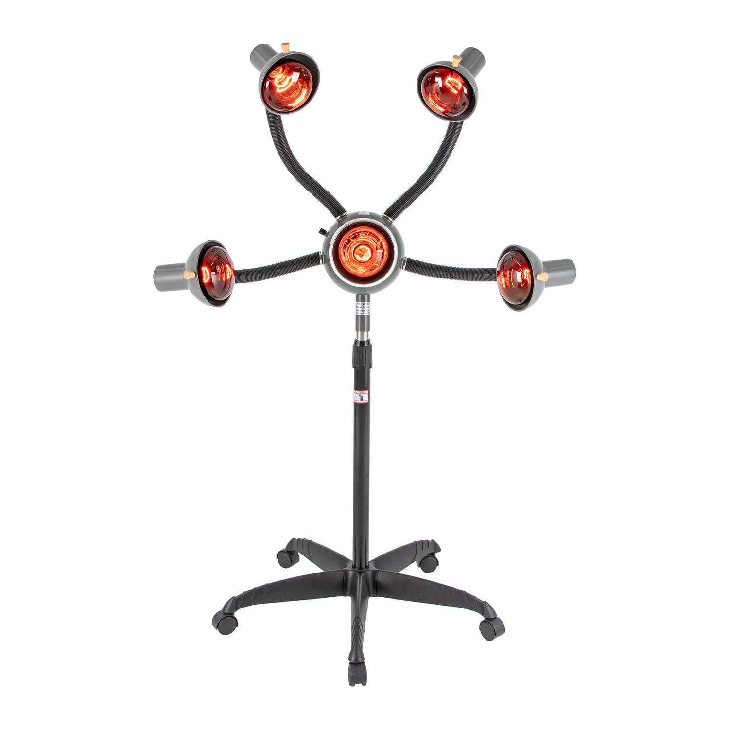 DDBESSIC 5 Head Infrared Heat Lamp, Hair Dryer Salon Hair Steamer Adjusting Height Infrared Hair Color Processor Machine Salon Hair Equipment Hair Dryer Stand