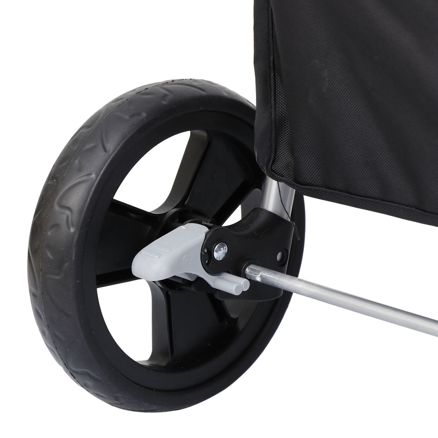 Dog Stroller Pet Travel Carriage 3 Wheeler w/Foldable Carrier Cart W/Cup Holder