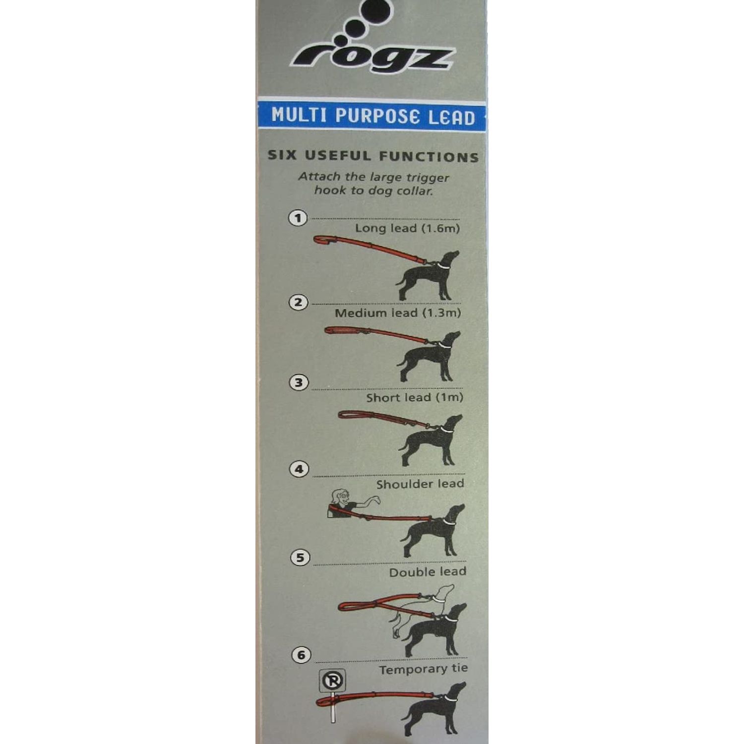 Rogz Fanbelt Multifunctional Dog Leash