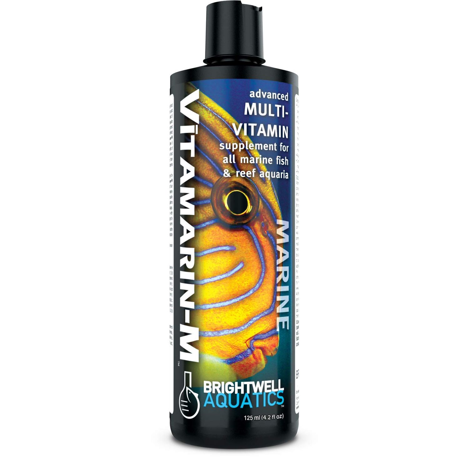 Brightwell Aquatics Vitamarin M - Liquid Multivitamin Supplement for Marine Fish Aquariums , 125-ML