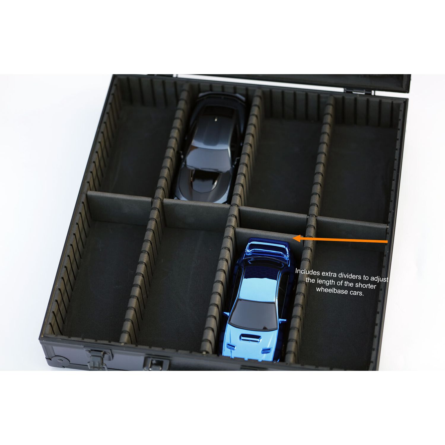Kyosho Mini-Z Cars Metal Carrying Case MiniZ Fits 8 Cars