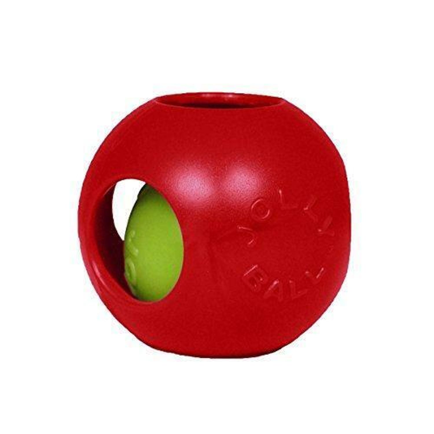 Jolly Pets Teaser Ball Dog Toy, Small/4.5 Inches, Red (1504 RD)