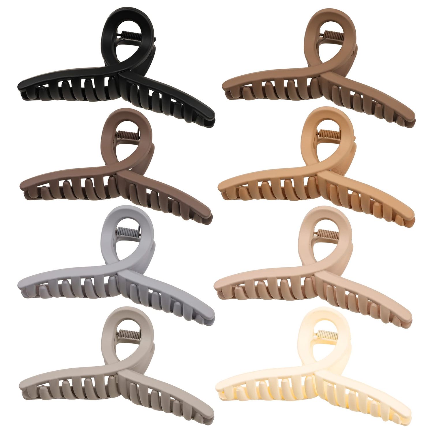 Claw Hair Clips for Women Thick Hair - Big Butterfly Claw Clips for Grils long hair Cute Jaw Clips for Curly Hair Strong Hold Durable Matte Hair Clamps