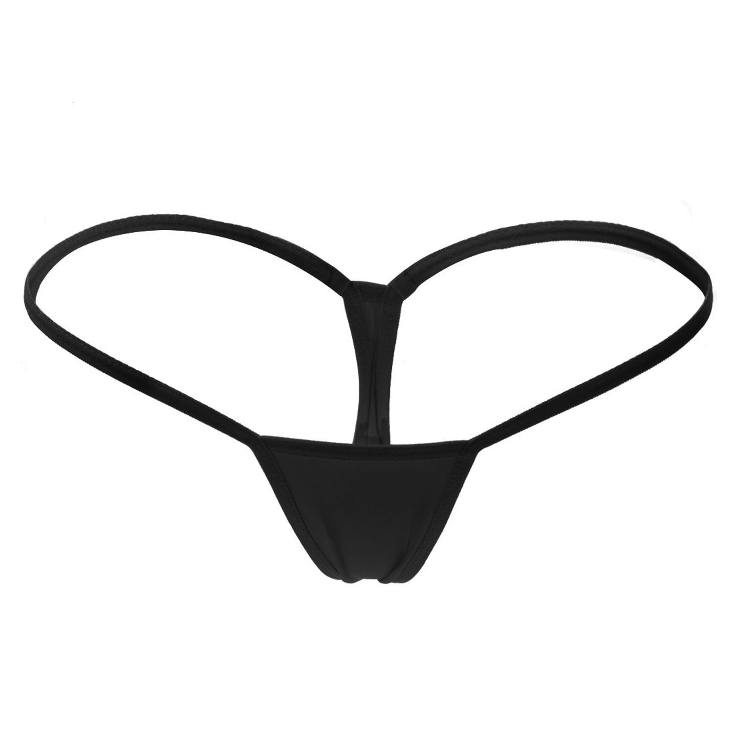 ETAOLINE Women's Low Rise Micro Back G-string Thong Panty Lingerie Set (S, 5 pack (5 colors))