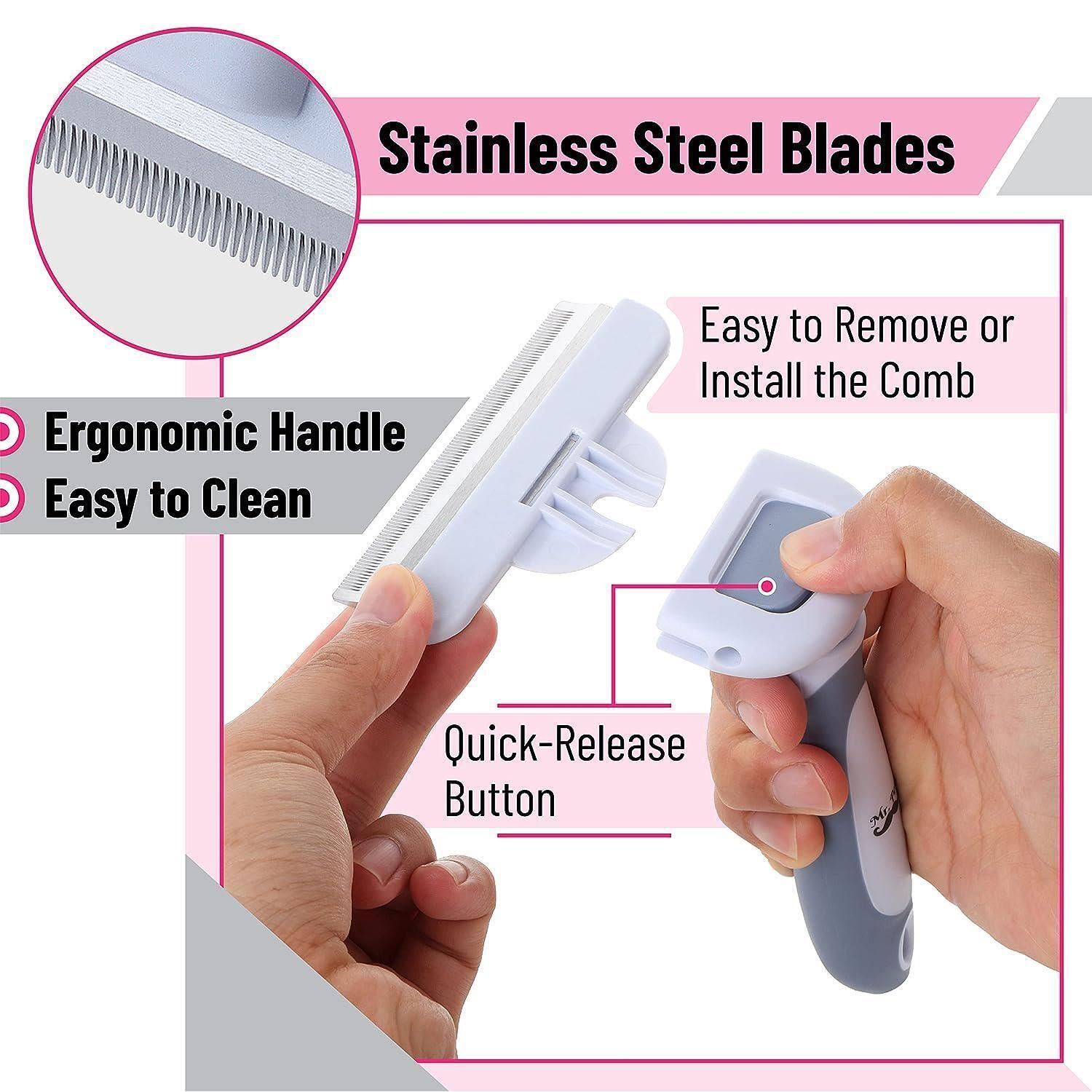Pet Grooming Brush, Dog Brush for Shedding, Dog Shedding Brush, Dog Deshedding