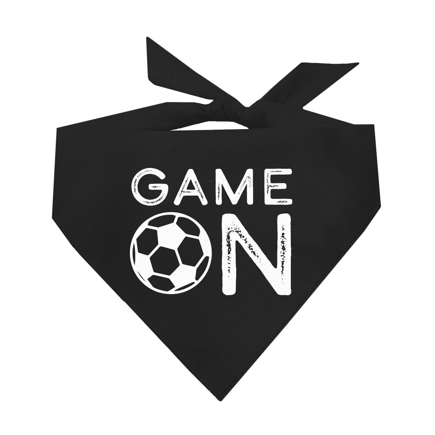 Game On Soccer Dog Bandana (Black, OS 1073)