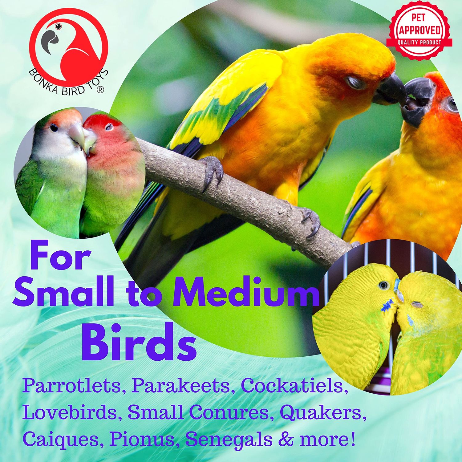 946 Shredburst Bonka Bird Toys Colorful Bamboo Wood Chew Parrot Parrotlet Cockatiel Budgie Finch Parakeet